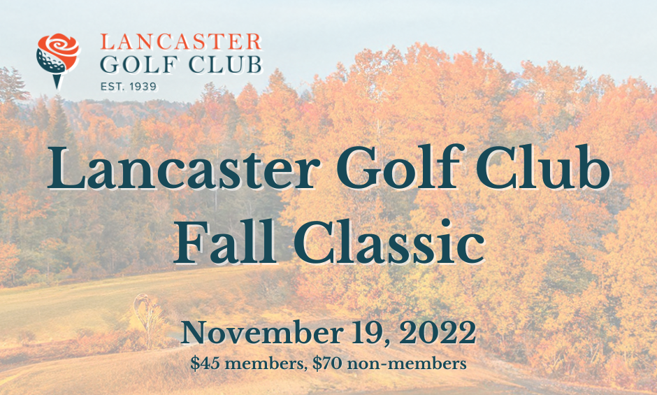 Lancaster Golf Club Fall Classic